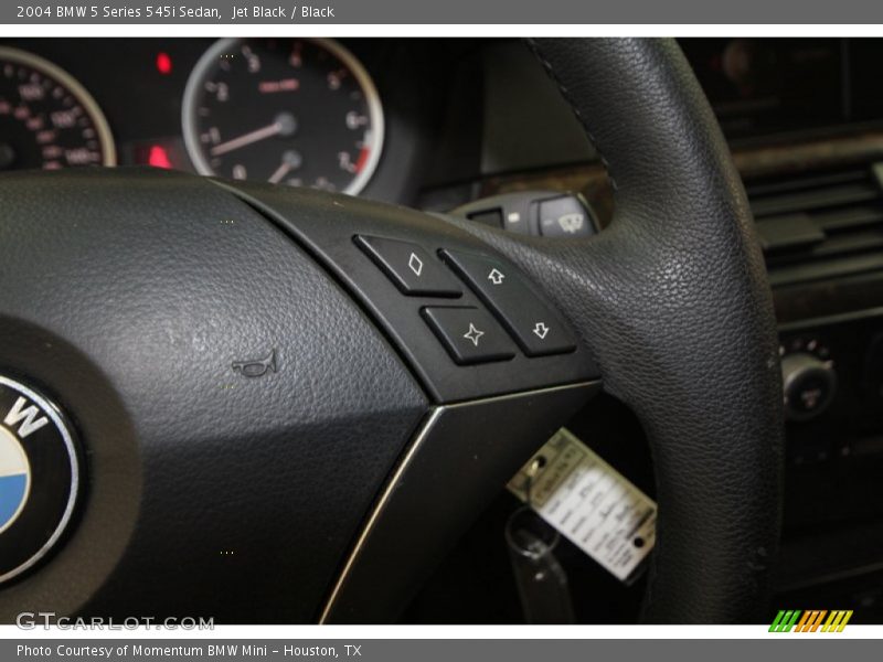 Jet Black / Black 2004 BMW 5 Series 545i Sedan