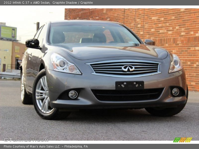 Graphite Shadow / Graphite 2012 Infiniti G 37 x AWD Sedan