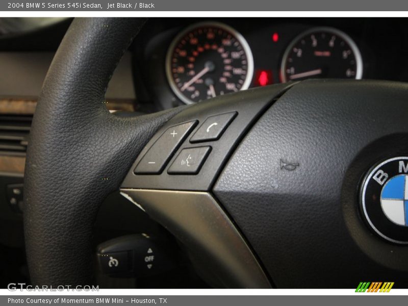 Jet Black / Black 2004 BMW 5 Series 545i Sedan