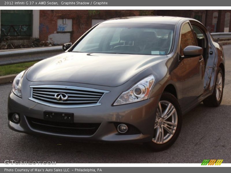 Graphite Shadow / Graphite 2012 Infiniti G 37 x AWD Sedan