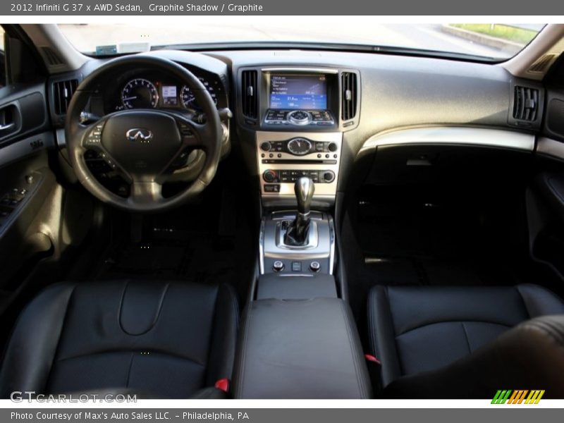 Graphite Shadow / Graphite 2012 Infiniti G 37 x AWD Sedan