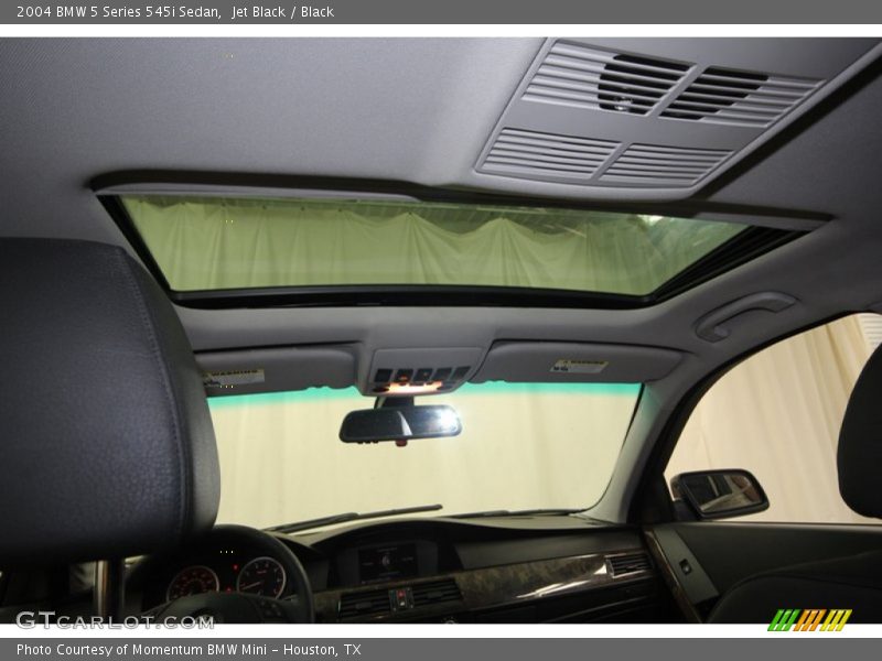 Jet Black / Black 2004 BMW 5 Series 545i Sedan