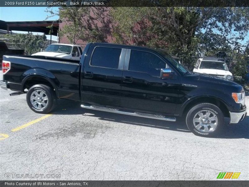 Black / Black/Black 2009 Ford F150 Lariat SuperCrew