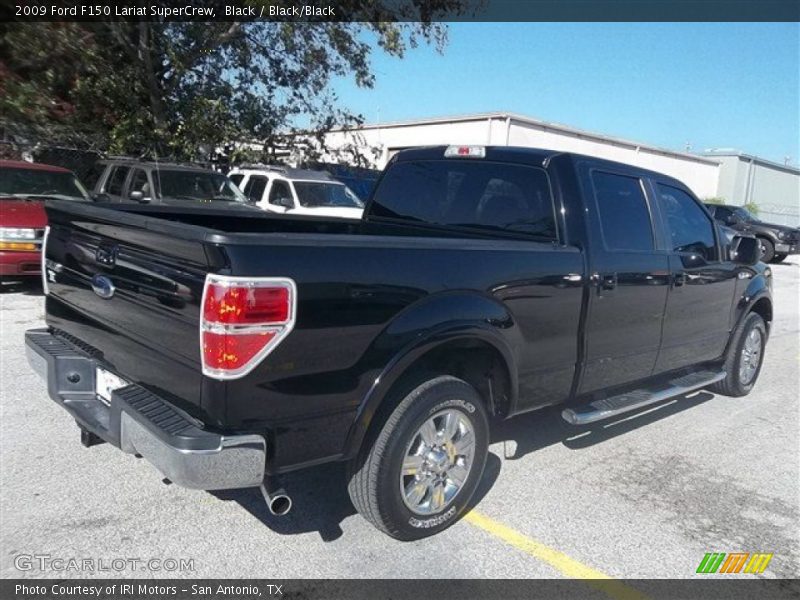 Black / Black/Black 2009 Ford F150 Lariat SuperCrew