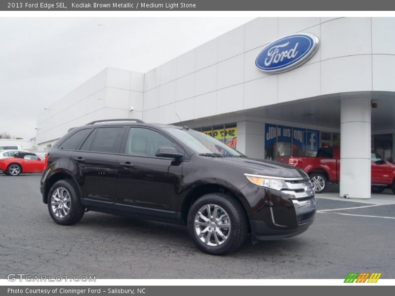 Kodiak Brown Metallic / Medium Light Stone 2013 Ford Edge SEL
