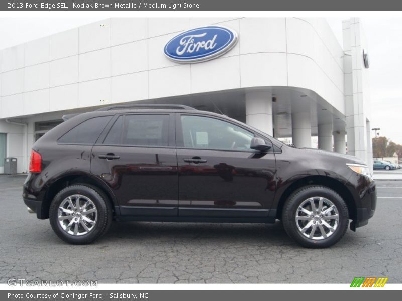 Kodiak Brown Metallic / Medium Light Stone 2013 Ford Edge SEL