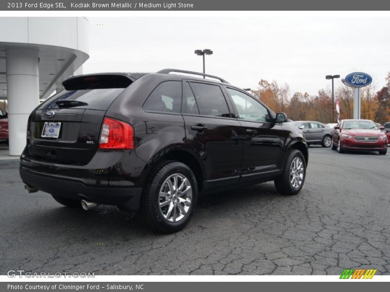 Kodiak Brown Metallic / Medium Light Stone 2013 Ford Edge SEL