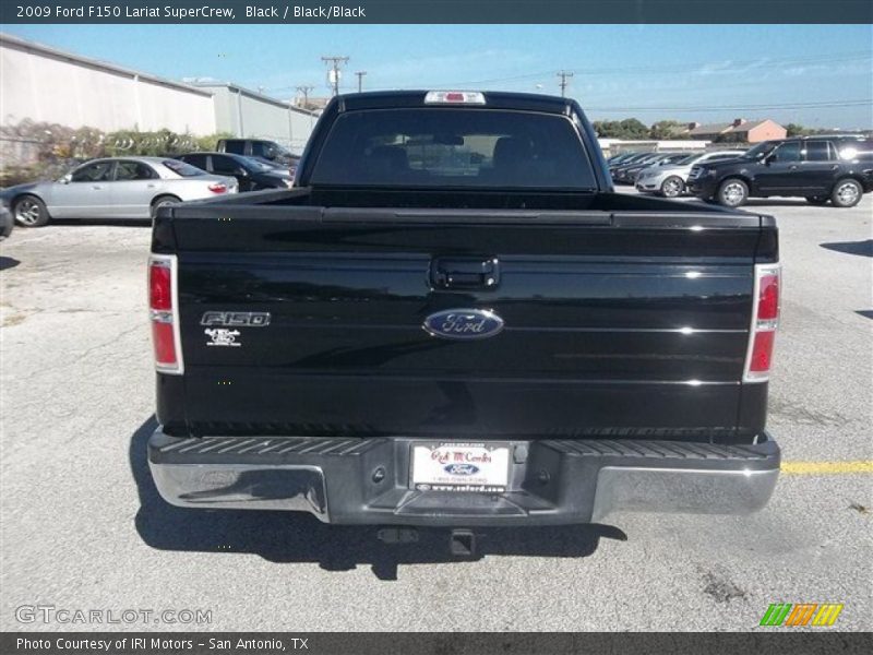 Black / Black/Black 2009 Ford F150 Lariat SuperCrew