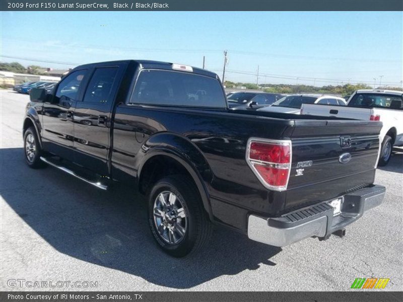 Black / Black/Black 2009 Ford F150 Lariat SuperCrew