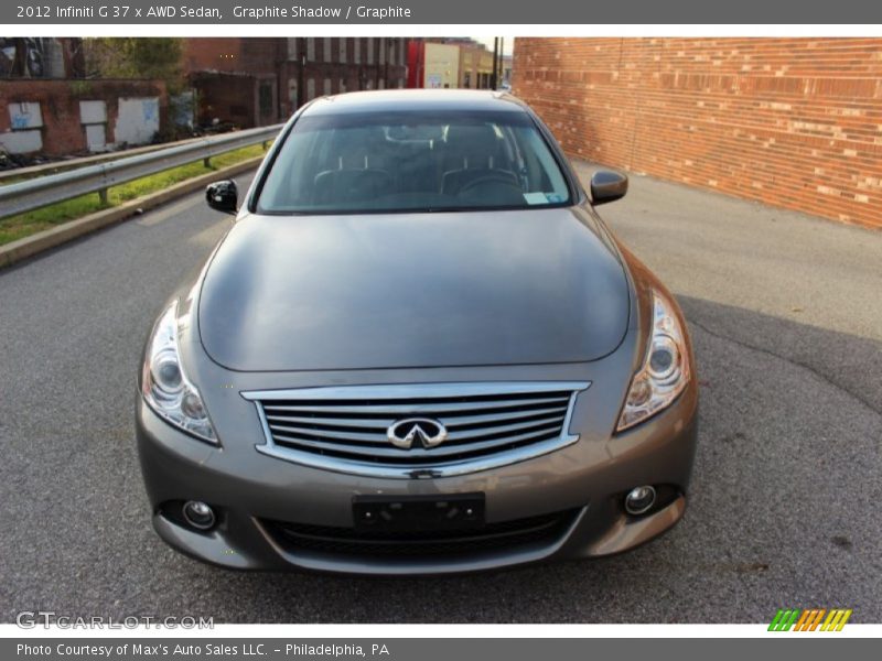 Graphite Shadow / Graphite 2012 Infiniti G 37 x AWD Sedan