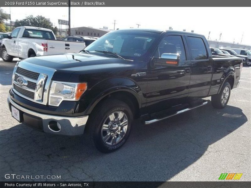 Black / Black/Black 2009 Ford F150 Lariat SuperCrew