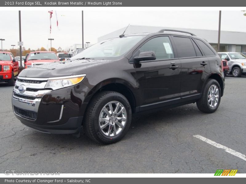 Kodiak Brown Metallic / Medium Light Stone 2013 Ford Edge SEL