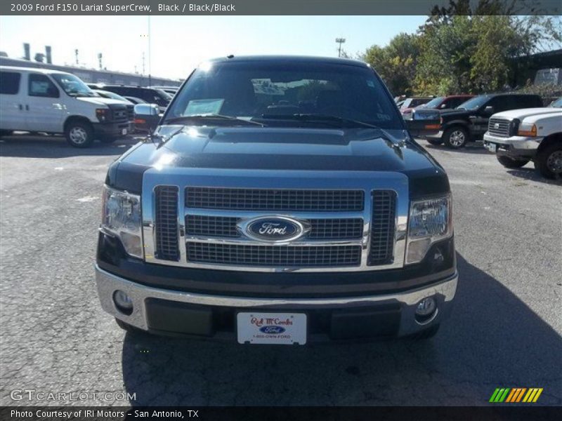 Black / Black/Black 2009 Ford F150 Lariat SuperCrew