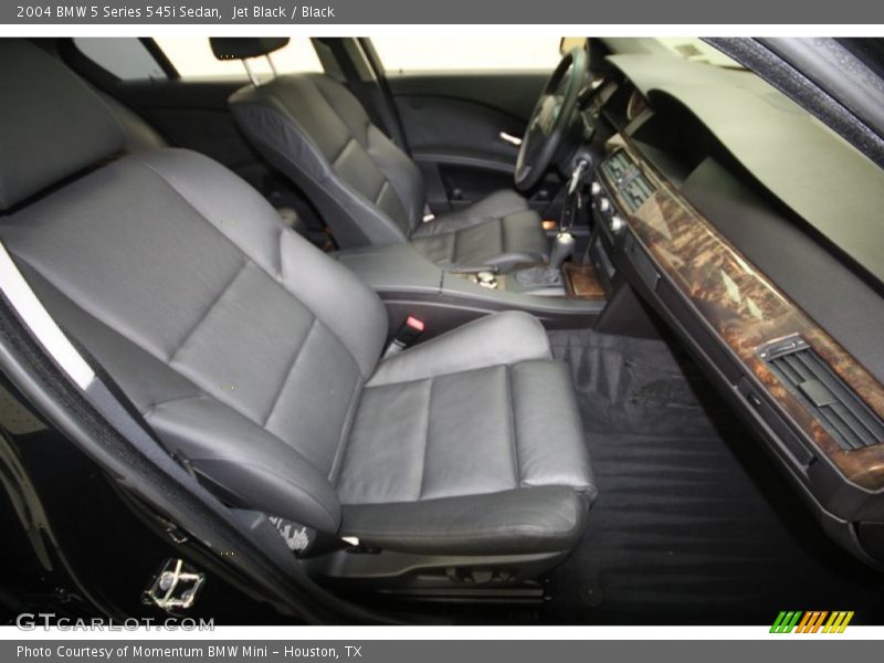Jet Black / Black 2004 BMW 5 Series 545i Sedan