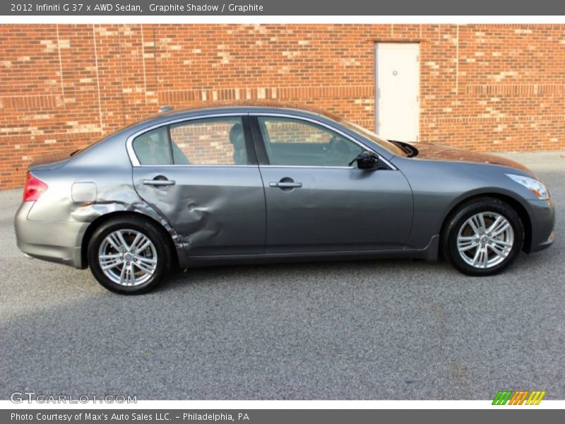 Graphite Shadow / Graphite 2012 Infiniti G 37 x AWD Sedan
