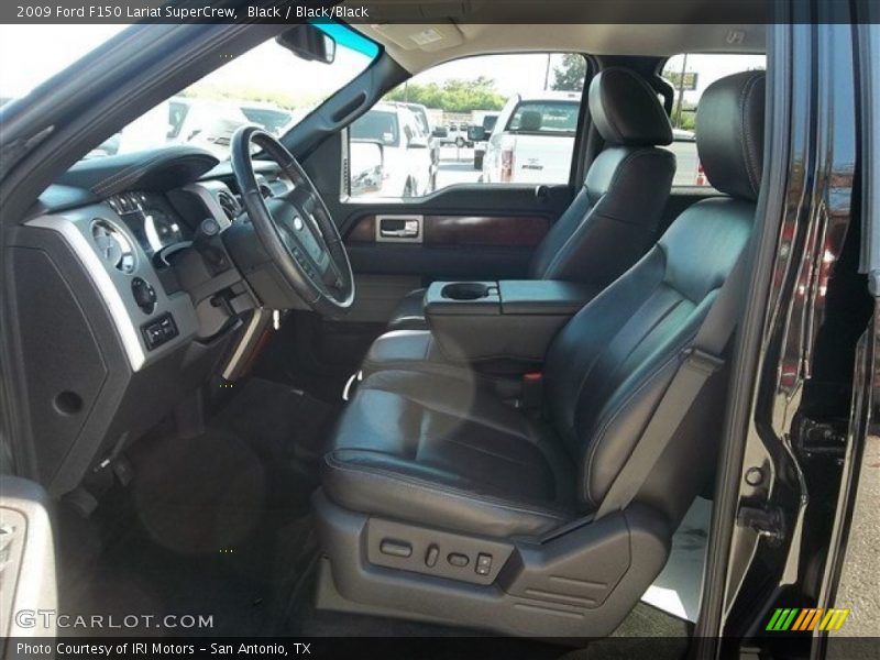 Black / Black/Black 2009 Ford F150 Lariat SuperCrew