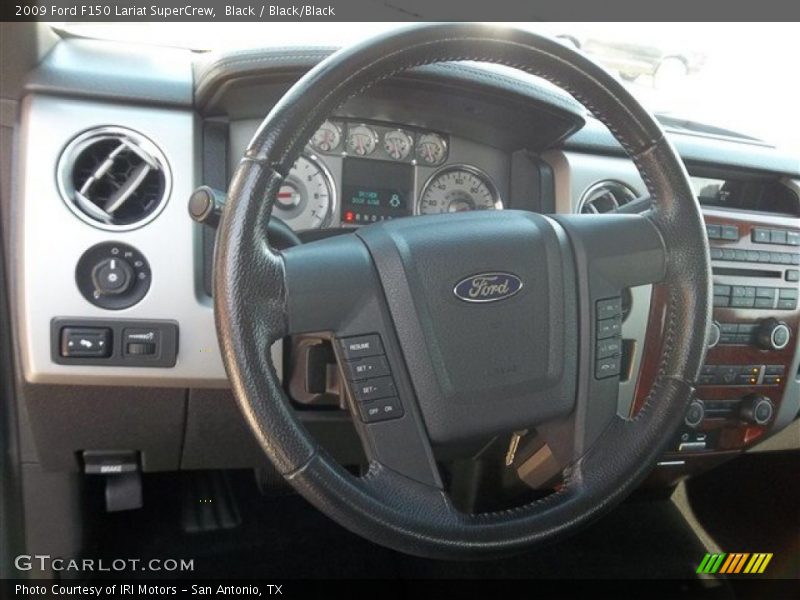 Black / Black/Black 2009 Ford F150 Lariat SuperCrew