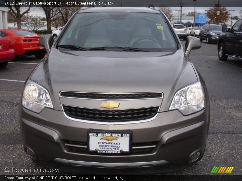 Mocha Steel Metallic / Black 2012 Chevrolet Captiva Sport LT