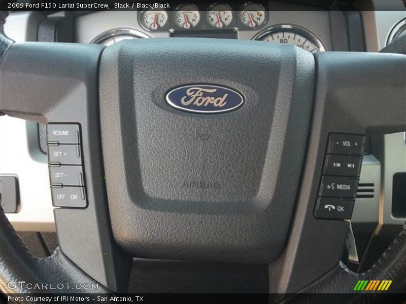 Black / Black/Black 2009 Ford F150 Lariat SuperCrew