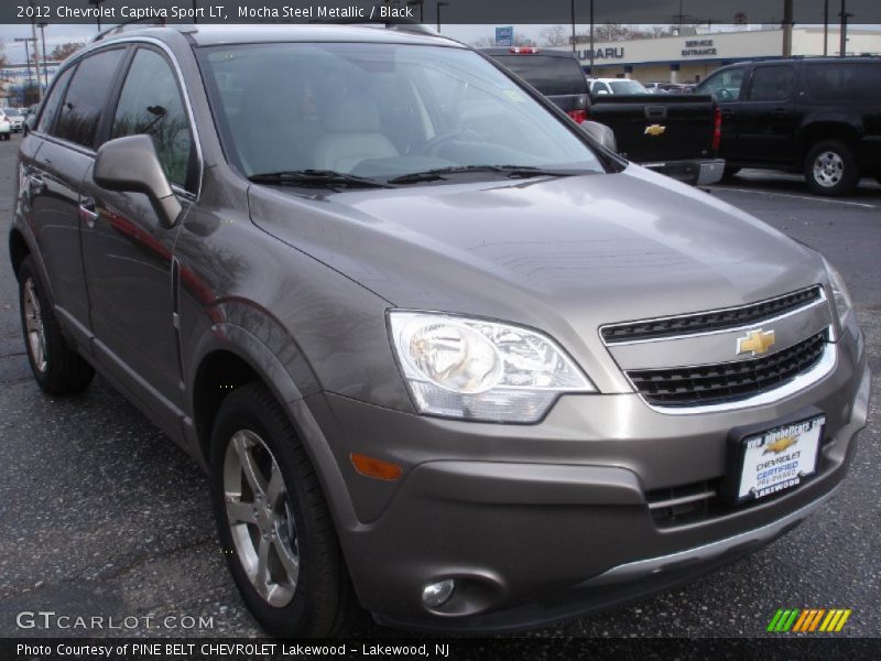 Mocha Steel Metallic / Black 2012 Chevrolet Captiva Sport LT