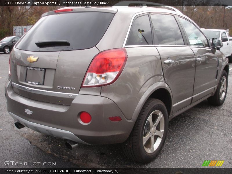 Mocha Steel Metallic / Black 2012 Chevrolet Captiva Sport LT