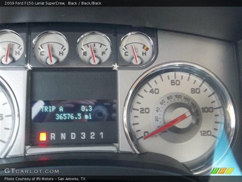 Black / Black/Black 2009 Ford F150 Lariat SuperCrew