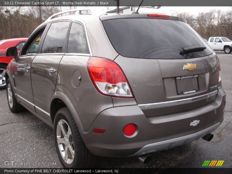 Mocha Steel Metallic / Black 2012 Chevrolet Captiva Sport LT