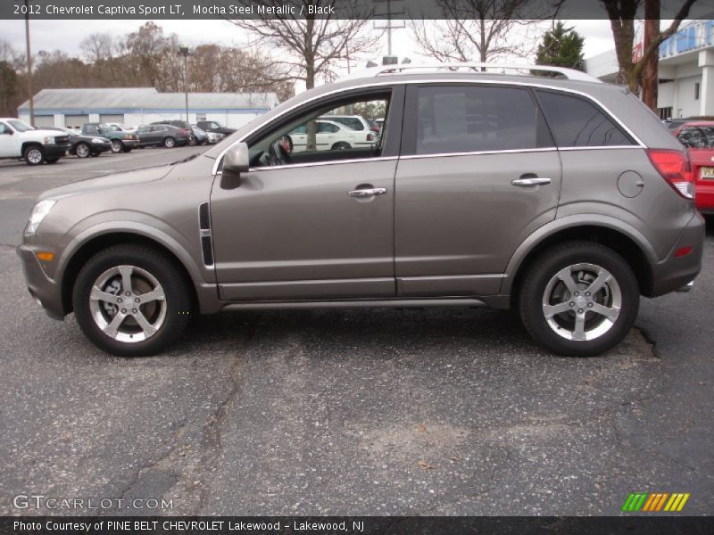 Mocha Steel Metallic / Black 2012 Chevrolet Captiva Sport LT