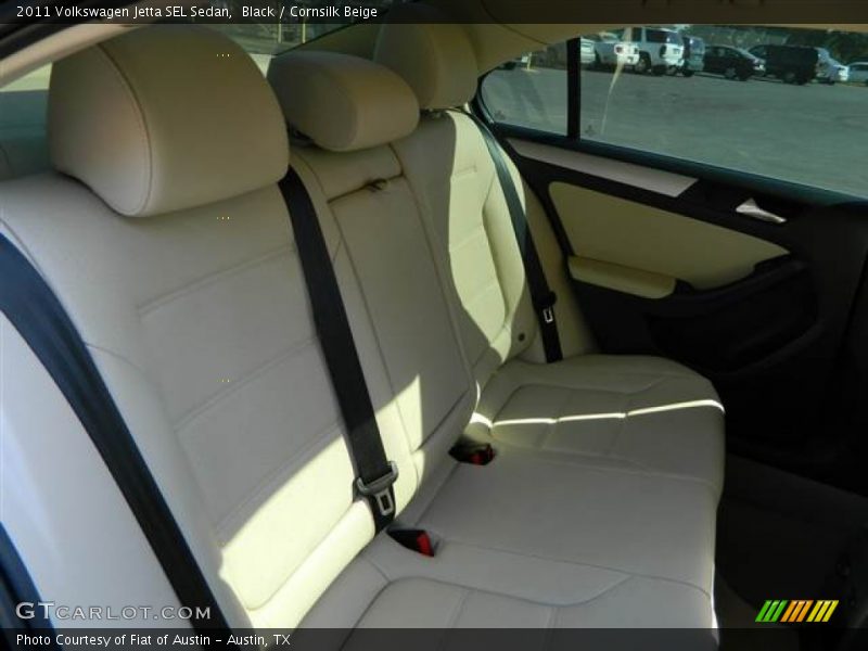 Black / Cornsilk Beige 2011 Volkswagen Jetta SEL Sedan