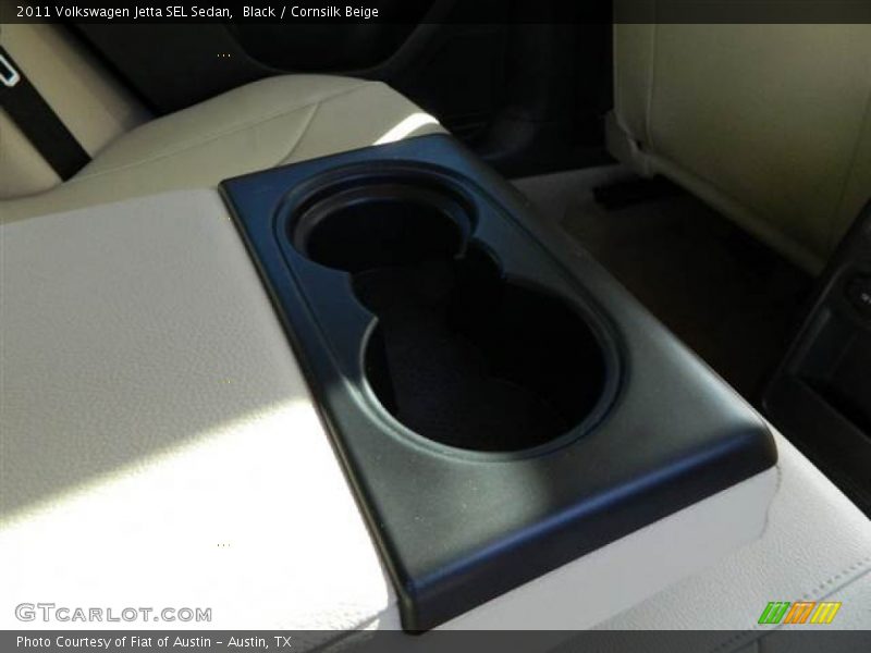 Black / Cornsilk Beige 2011 Volkswagen Jetta SEL Sedan