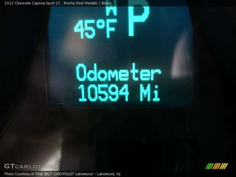 Mocha Steel Metallic / Black 2012 Chevrolet Captiva Sport LT
