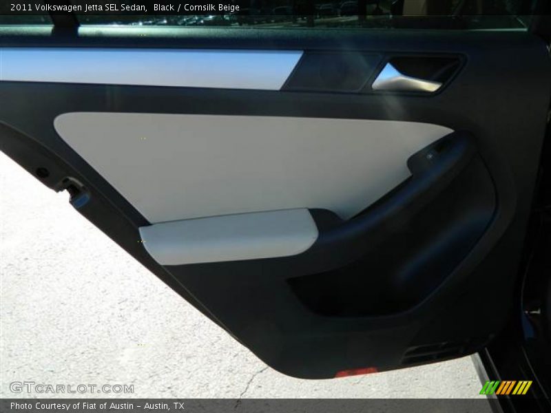 Black / Cornsilk Beige 2011 Volkswagen Jetta SEL Sedan