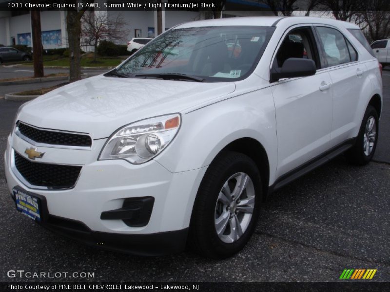 Summit White / Light Titanium/Jet Black 2011 Chevrolet Equinox LS AWD