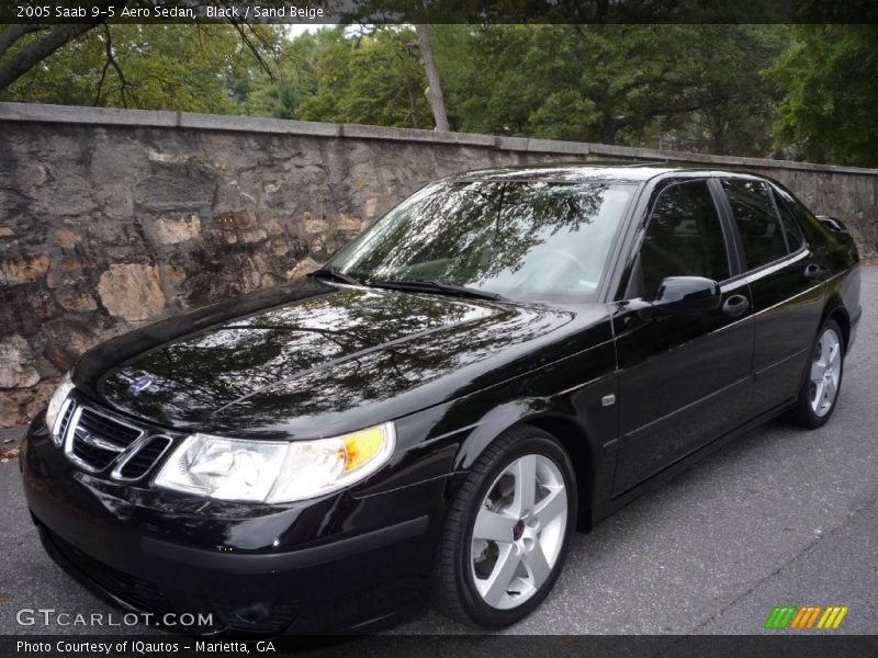 Black / Sand Beige 2005 Saab 9-5 Aero Sedan