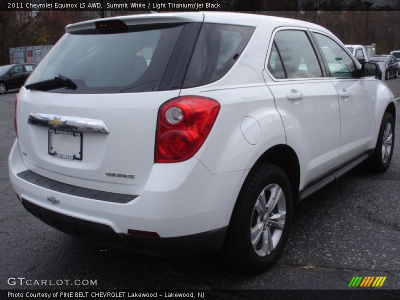 Summit White / Light Titanium/Jet Black 2011 Chevrolet Equinox LS AWD