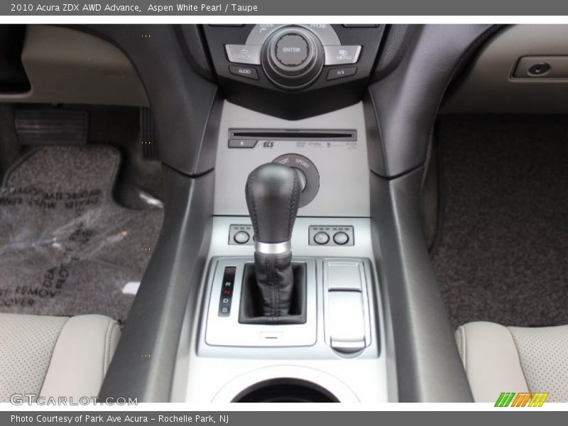 Aspen White Pearl / Taupe 2010 Acura ZDX AWD Advance