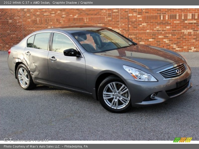 Graphite Shadow / Graphite 2012 Infiniti G 37 x AWD Sedan