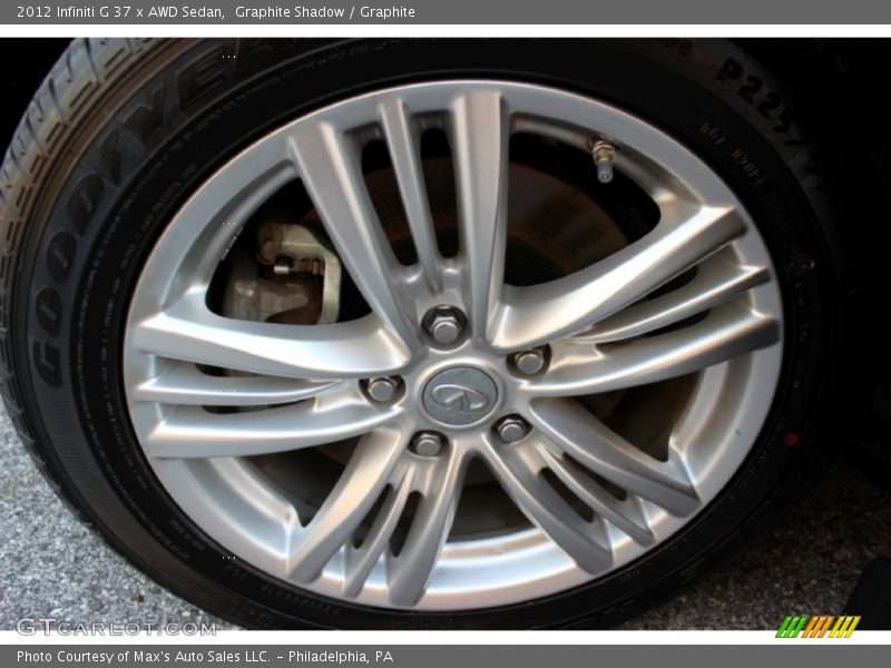 Graphite Shadow / Graphite 2012 Infiniti G 37 x AWD Sedan