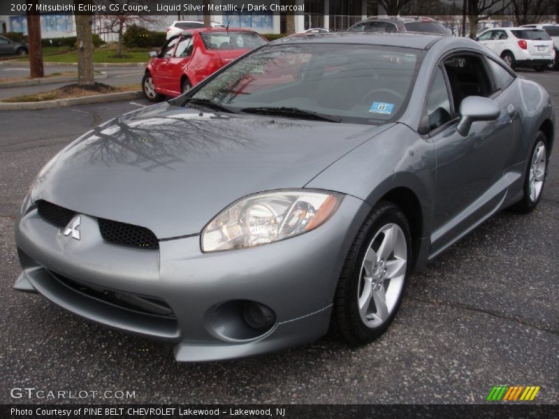 Liquid Silver Metallic / Dark Charcoal 2007 Mitsubishi Eclipse GS Coupe