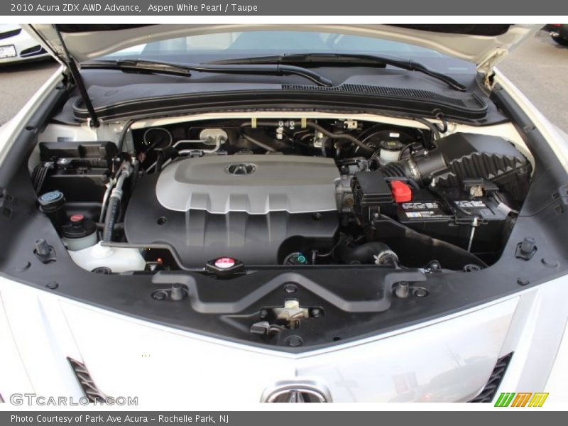 Aspen White Pearl / Taupe 2010 Acura ZDX AWD Advance