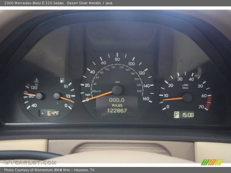 Desert Silver Metallic / Java 2000 Mercedes-Benz E 320 Sedan