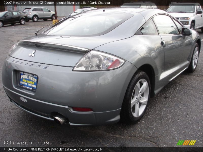 Liquid Silver Metallic / Dark Charcoal 2007 Mitsubishi Eclipse GS Coupe