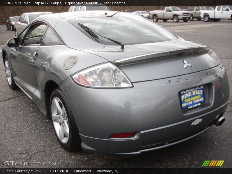 Liquid Silver Metallic / Dark Charcoal 2007 Mitsubishi Eclipse GS Coupe