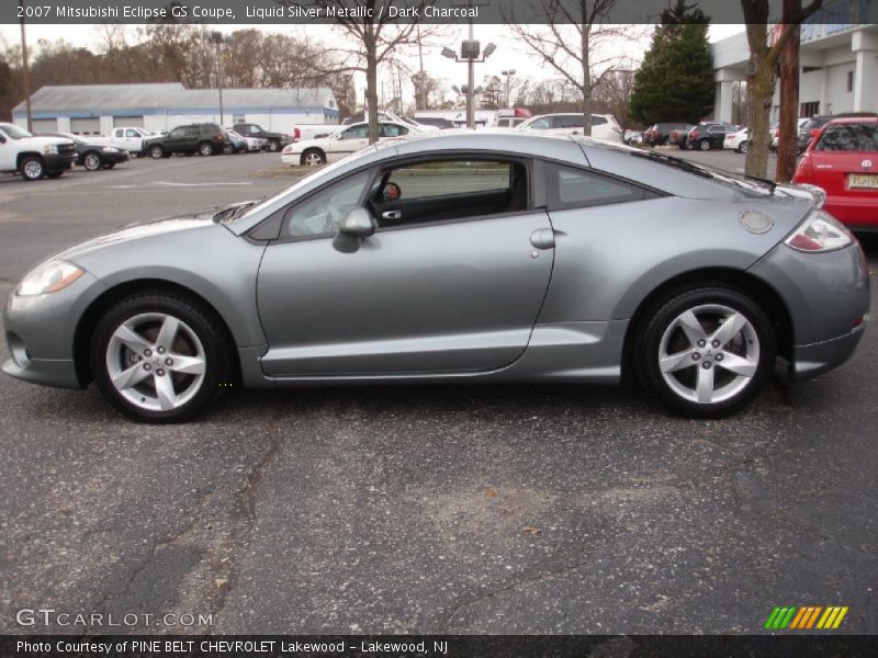 Liquid Silver Metallic / Dark Charcoal 2007 Mitsubishi Eclipse GS Coupe