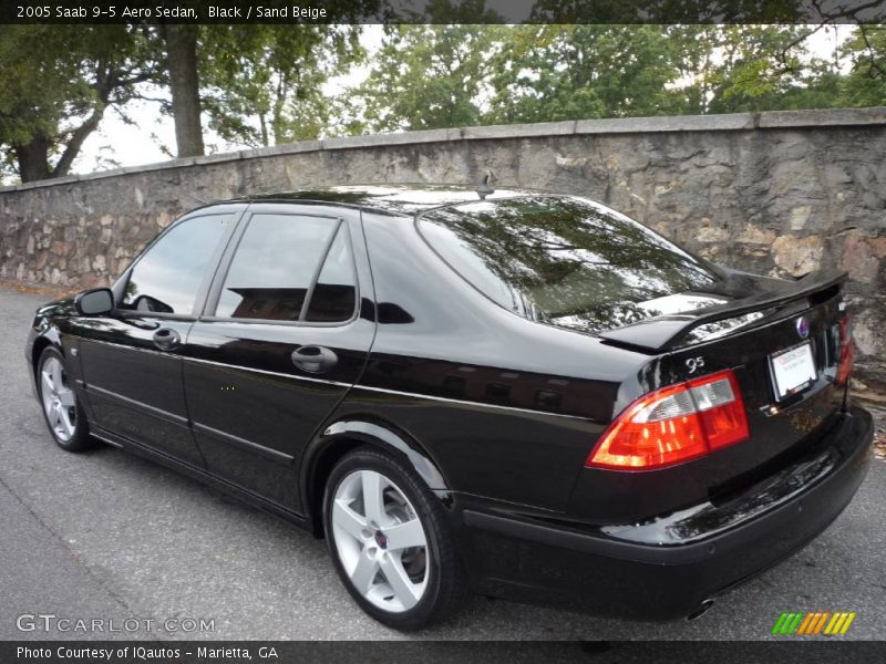 Black / Sand Beige 2005 Saab 9-5 Aero Sedan