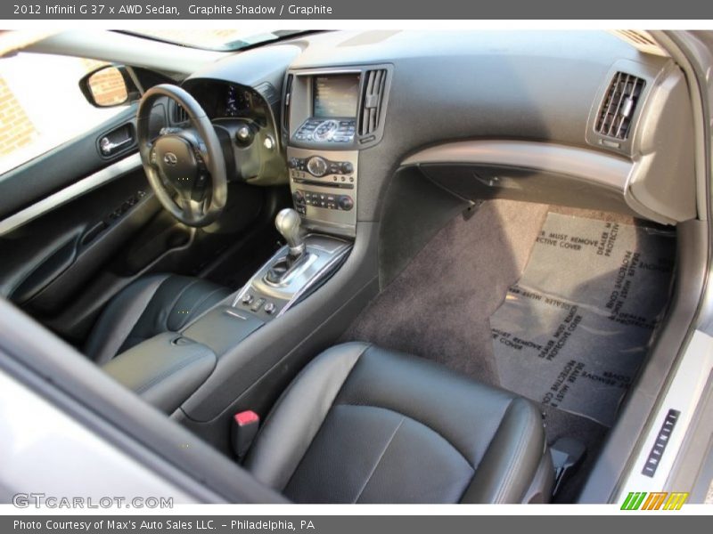 Graphite Shadow / Graphite 2012 Infiniti G 37 x AWD Sedan