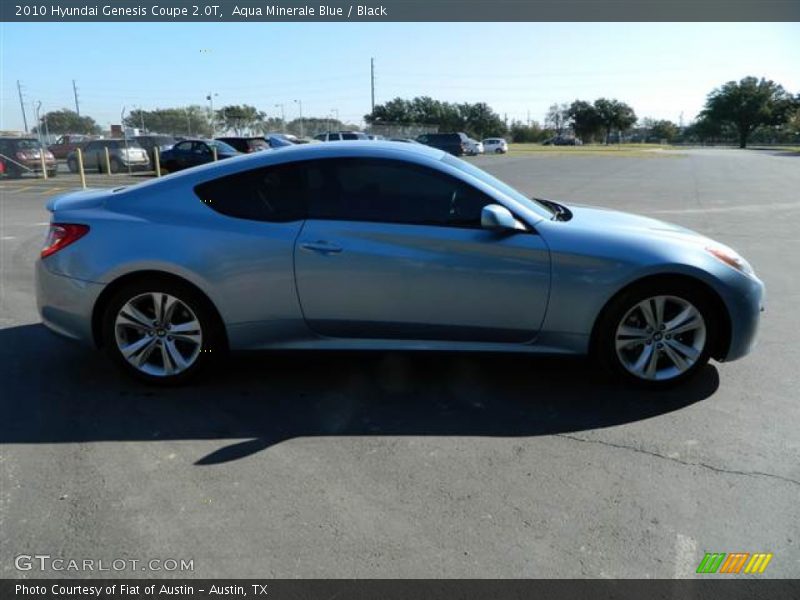 Aqua Minerale Blue / Black 2010 Hyundai Genesis Coupe 2.0T