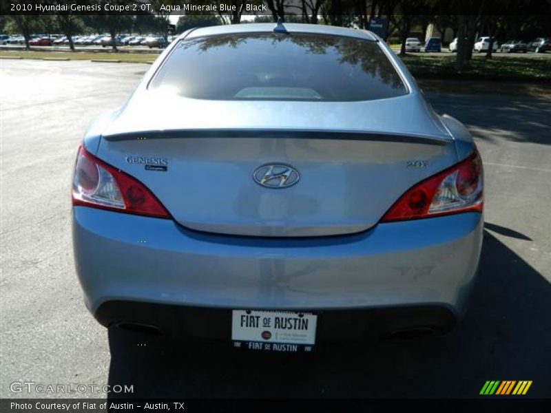 Aqua Minerale Blue / Black 2010 Hyundai Genesis Coupe 2.0T