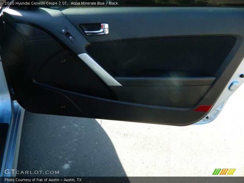 Aqua Minerale Blue / Black 2010 Hyundai Genesis Coupe 2.0T