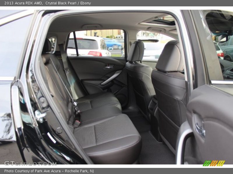 Rear Seat of 2013 RDX AWD